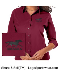 Ladies Superblend Untucked Shirt Design Zoom